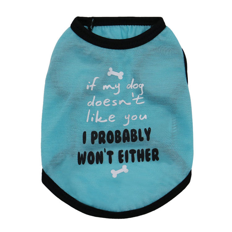 KFX-7277885 Lightweight Breathable Vest for Small Dogs - Available in Yellow, Royal Blue, Sky Blue, Sizes XS to L