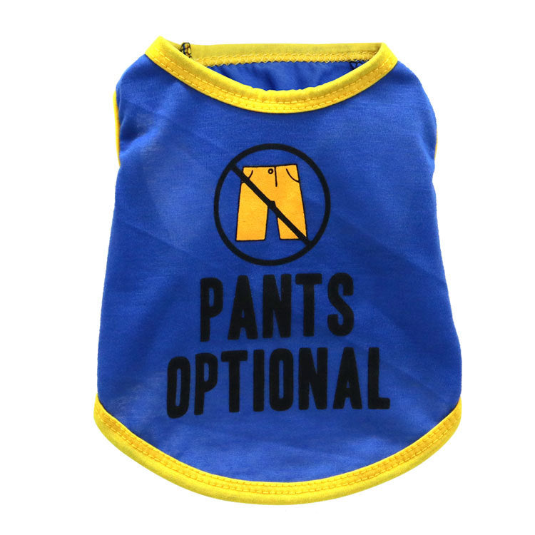 KFX-7277885 Lightweight Breathable Vest for Small Dogs - Available in Yellow, Royal Blue, Sky Blue, Sizes XS to L