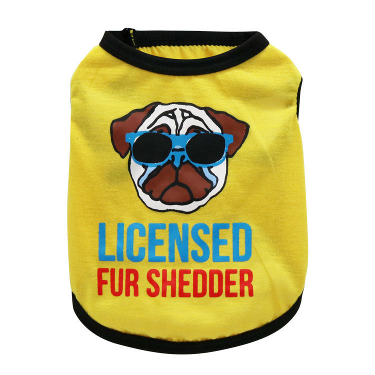 KFX-7277885 Lightweight Breathable Vest for Small Dogs - Available in Yellow, Royal Blue, Sky Blue, Sizes XS to L