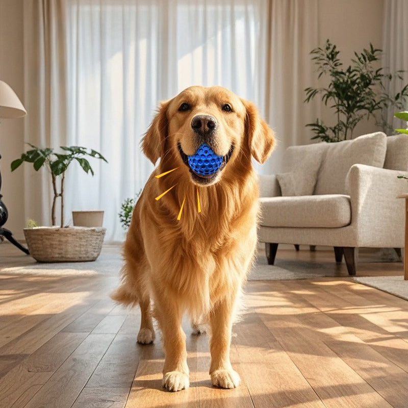 KFX-7278141 Durable Squeaky Balls for Large Dogs - Indestructible Interactive Toy for Aggressive Chewers
