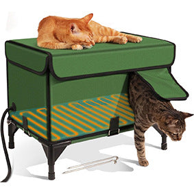 KFX-7278781 Outdoor Insulated Foldable Cat Cage for Delivery Rooms - Green, Multiple Sizes Available