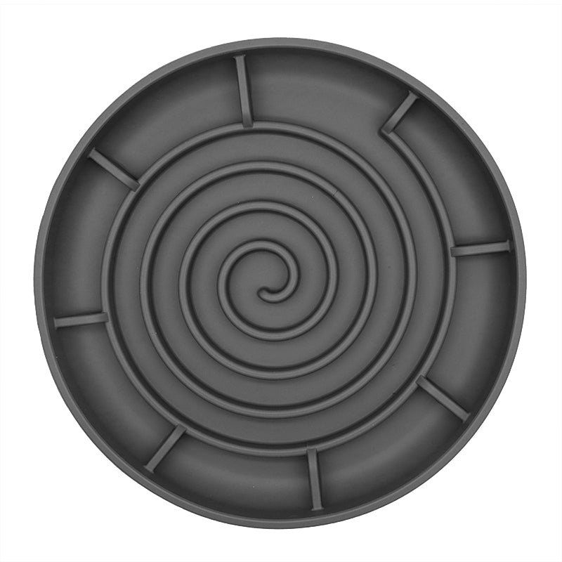 KFX-7280317 Anti-Tumble Dog Slow Food Bowl in Multiple Colors - Silicone Design, 205x205x30mm