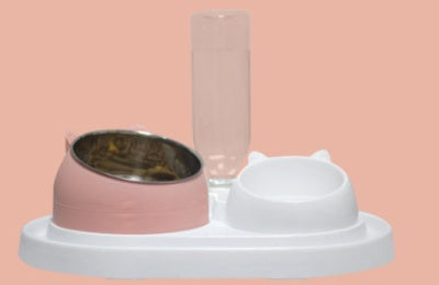 KFX-7281469 Elevated Cat Food Bowl with 304 Stainless Steel for Improved Posture and Cervical Support