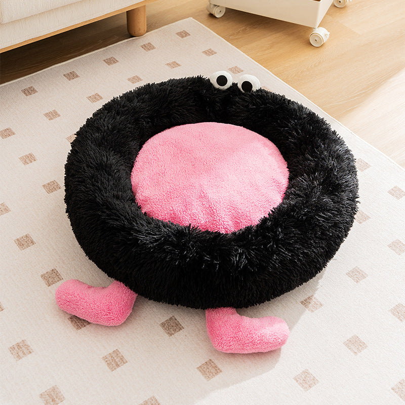 KFX-7282749 Cozy Thickened Plush Sleeping Mat for Pets - Ideal Dog and Cat Bed Nest
