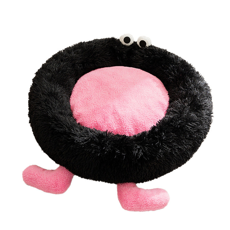 KFX-7282749 Cozy Thickened Plush Sleeping Mat for Pets - Ideal Dog and Cat Bed Nest