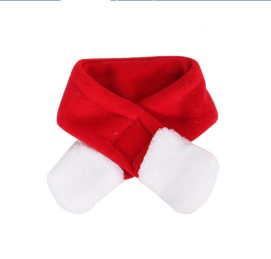 KFX-7282877 Small Christmas Pet Tiara with Adjustable Rabbit Hair Headband and Cotton Hat
