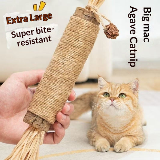 KFX-7283901 Catnip Teething Sticks for Cats - Set of 3 Sisal Pet Toys in Various Sizes
