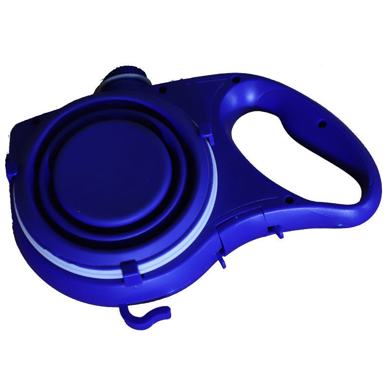 KFX-7285053 Portable Multifunctional Pet Leash with Water Bottle Holder, Durable ABS and PP Material, Ideal for Dogs