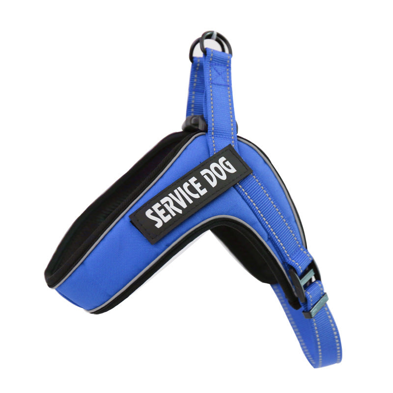 KFX-7287101 Breathable Reflective Dog Harness Vest with Adjustable Metal Buckle and Personalized Fit