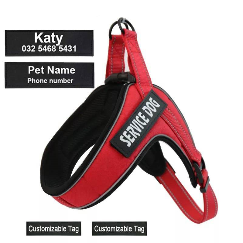 KFX-7287101 Breathable Reflective Dog Harness Vest with Adjustable Metal Buckle and Personalized Fit