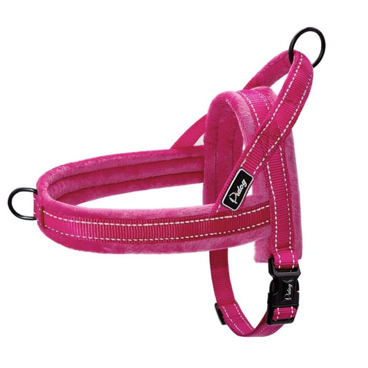 KFX-7290301 Padded No-Pull Dog Harness and Leash for Large Dogs - Available in Black, Blue, and Pink