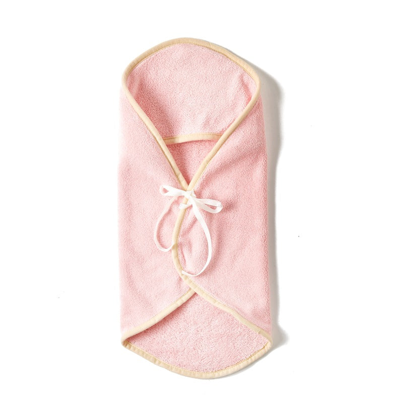 KFX-7296445 Quick-Drying Microfiber Pet Bathrobe - Soft, Absorbent Towel in Light Green, Pink, Yellow, Beige