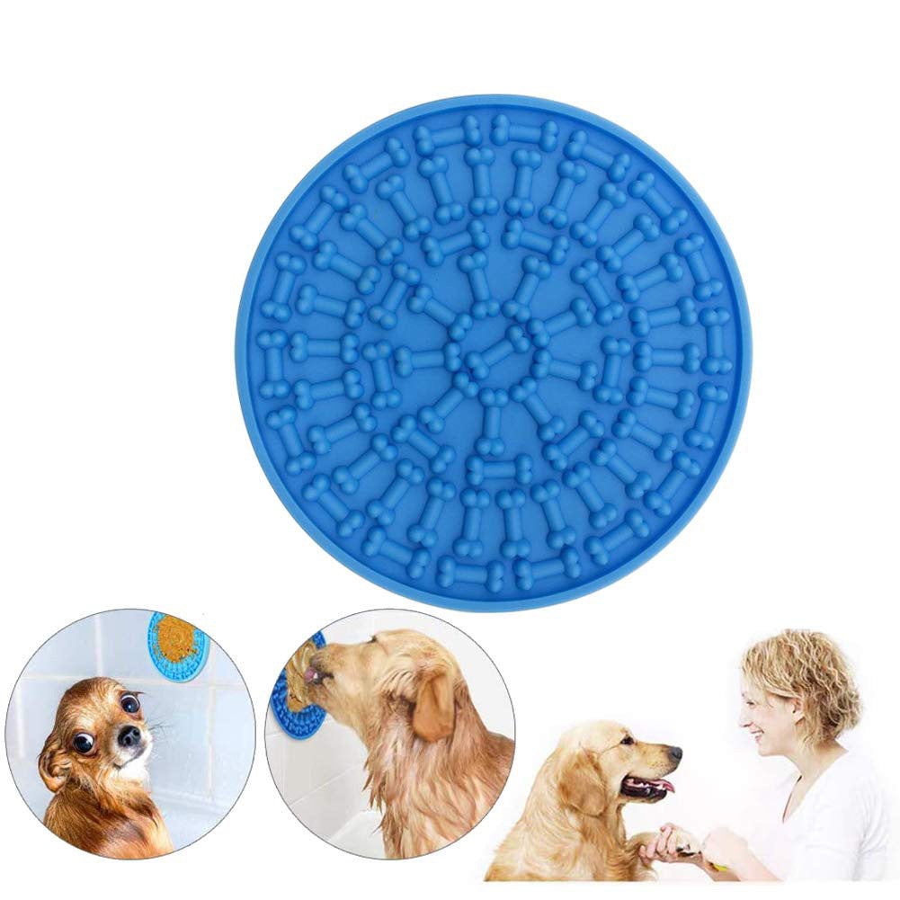 KFX-7297597 Food Grade Silicone Dog Licking Pad for Treats and Anxiety Relief, Ideal for Dogs