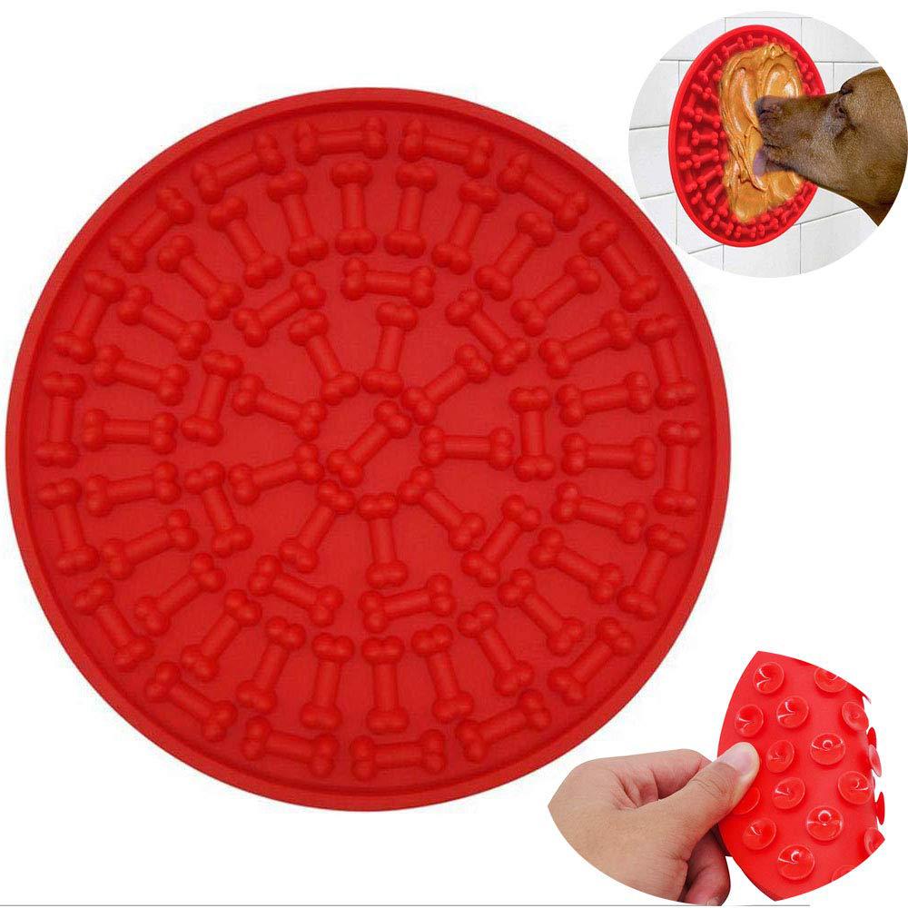 KFX-7297597 Food Grade Silicone Dog Licking Pad for Treats and Anxiety Relief, Ideal for Dogs