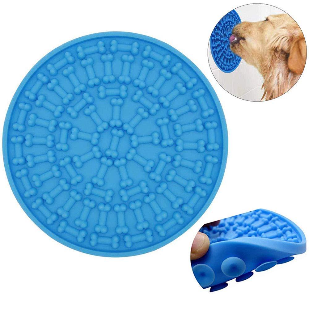 KFX-7297597 Food Grade Silicone Dog Licking Pad for Treats and Anxiety Relief, Ideal for Dogs