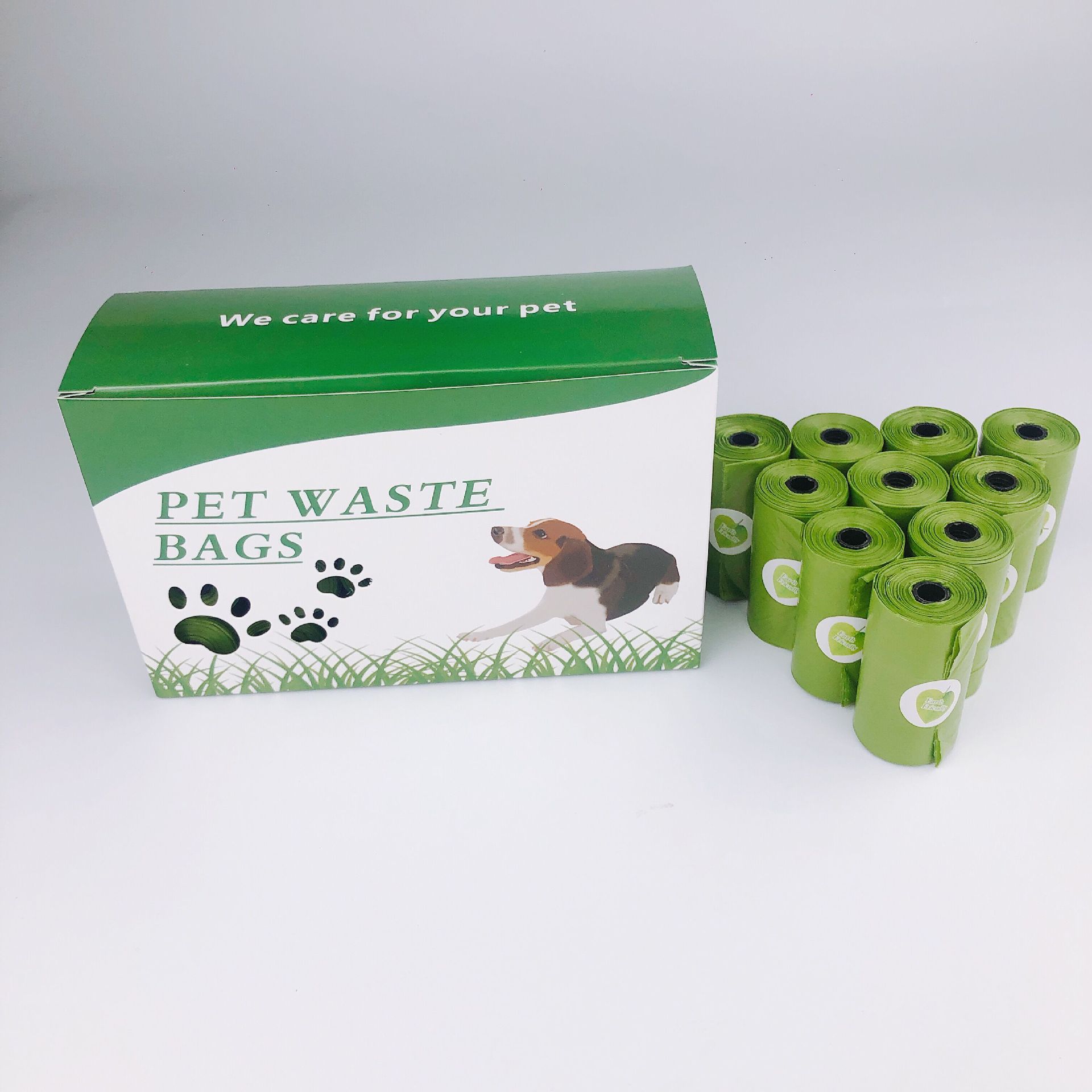 KFX-7299005 Eco-Friendly Dog Waste Bags - 4, 6, & 8 Roll Options with Biodegradable Material