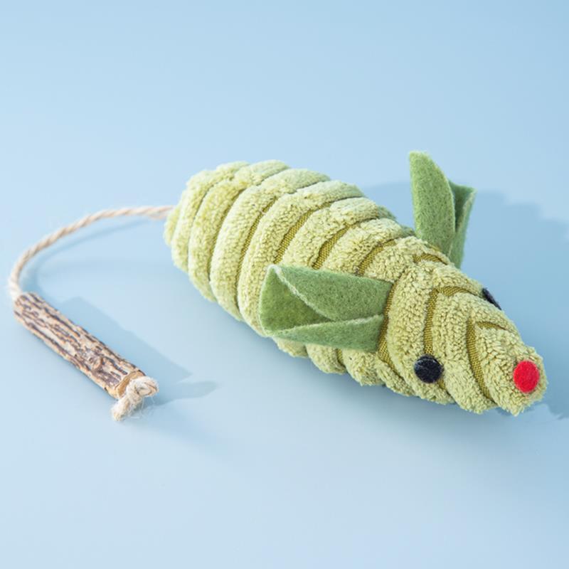 KFX-7303997 Interactive Catnip Mouse Toys with Squeak Sounds for Indoor Kittens - Engaging Playtime and Oral Health Benefits