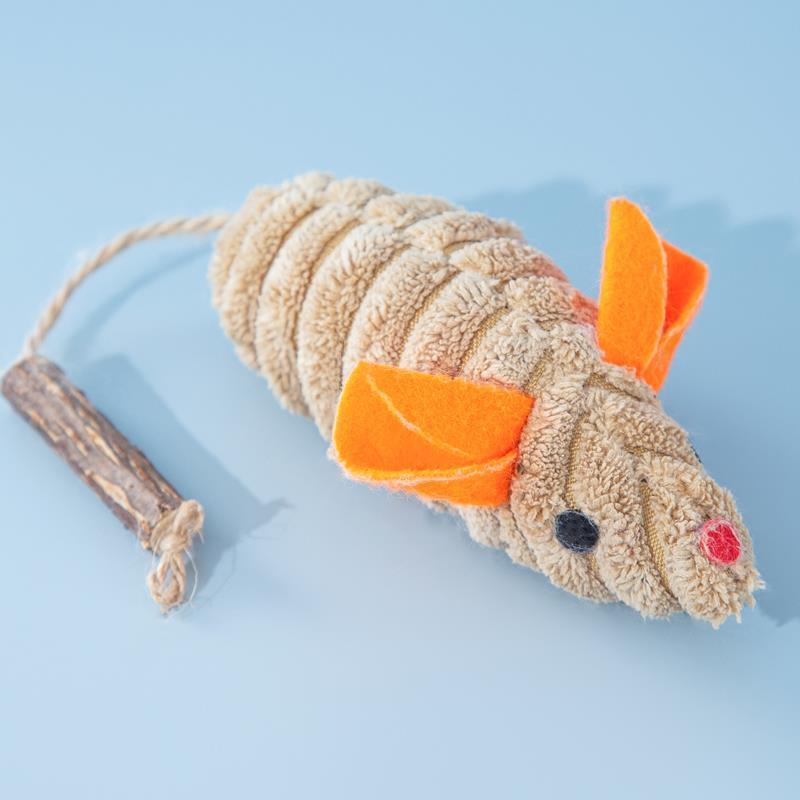 KFX-7303997 Interactive Catnip Mouse Toys with Squeak Sounds for Indoor Kittens - Engaging Playtime and Oral Health Benefits