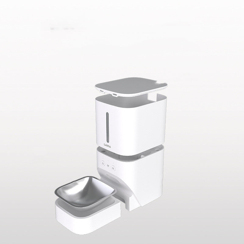 KFX-7306301 Automatic Pet Feeder with 4L Capacity, APP & Manual Control, WiFi & Bluetooth Connectivity