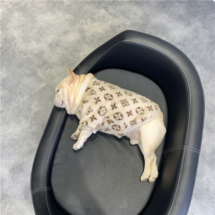 KFX-7306941 Fleece Lined Dog Coat for Corgis and Shiba Inus - Warm and Comfortable Pet Clothing