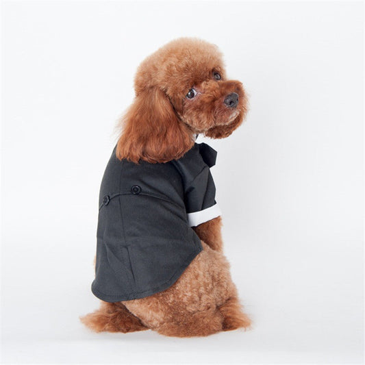 KFX-7308861 Cozy Cotton Pet Suit for Golden Retrievers - Stylish Fall/Winter Outfit