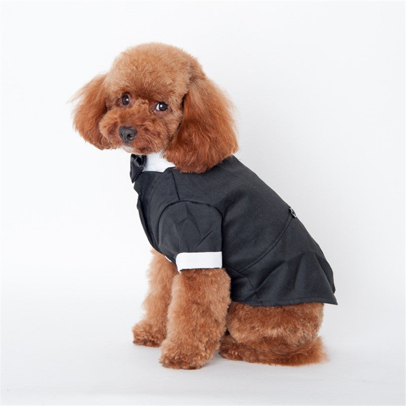KFX-7308861 Cozy Cotton Pet Suit for Golden Retrievers - Stylish Fall/Winter Outfit