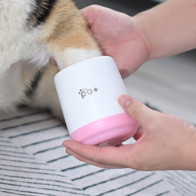 KFX-7310141 Pet Foot Cleansing Cup - Available in Cherry Pink and Sky Blue, Small & Large Sizes