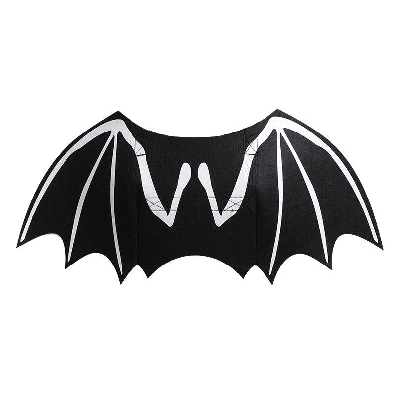 KFX-7312445 Luminous Black Felt Bat Wings Dog Costume in Sizes S, M, L