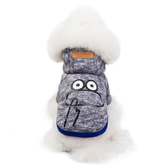 KFX-7312701 Casual Cotton Clothes for Dogs in Yellow, Gray, and Green - Sizes S to XXL