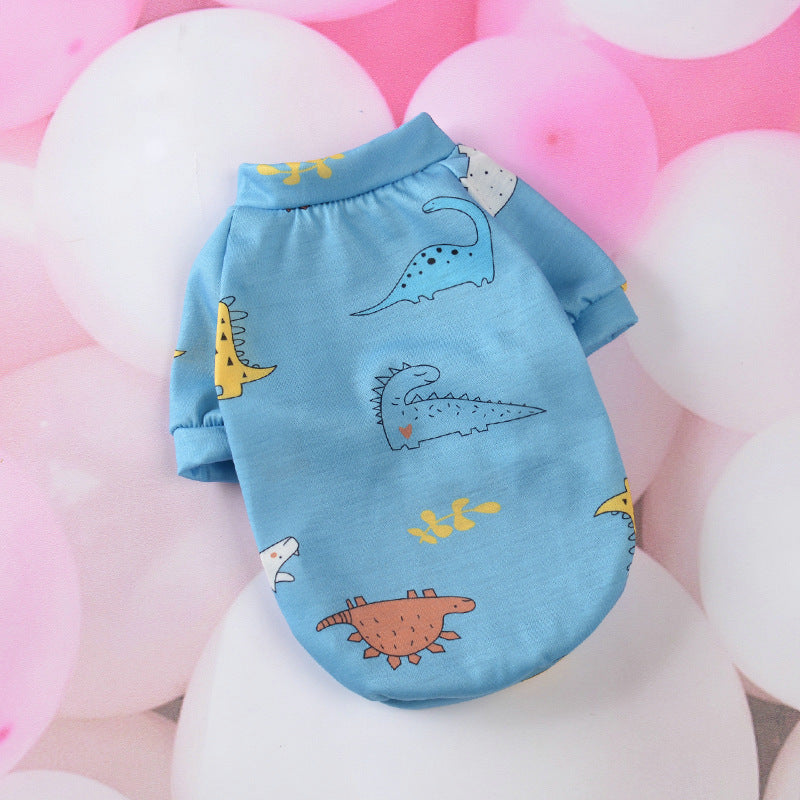 KFX-7313341 Casual Cartoon Print Sweaters for Small Dogs in Various Colors and Styles
