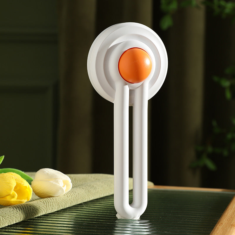 KFX-7313853 Cat Knot Comb with Egg Yolk Design – ABS & Stainless Steel, 25*11.5*6CM, Available in White, Taro Purple, Mint Green, Champagne Yellow