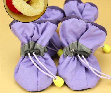 KFX-7314877 Soft Bottom Pet Shoes for Dogs – Antiskid & Warm Boots in Various Colors and Sizes