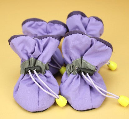 KFX-7314877 Soft Bottom Pet Shoes for Dogs – Antiskid & Warm Boots in Various Colors and Sizes