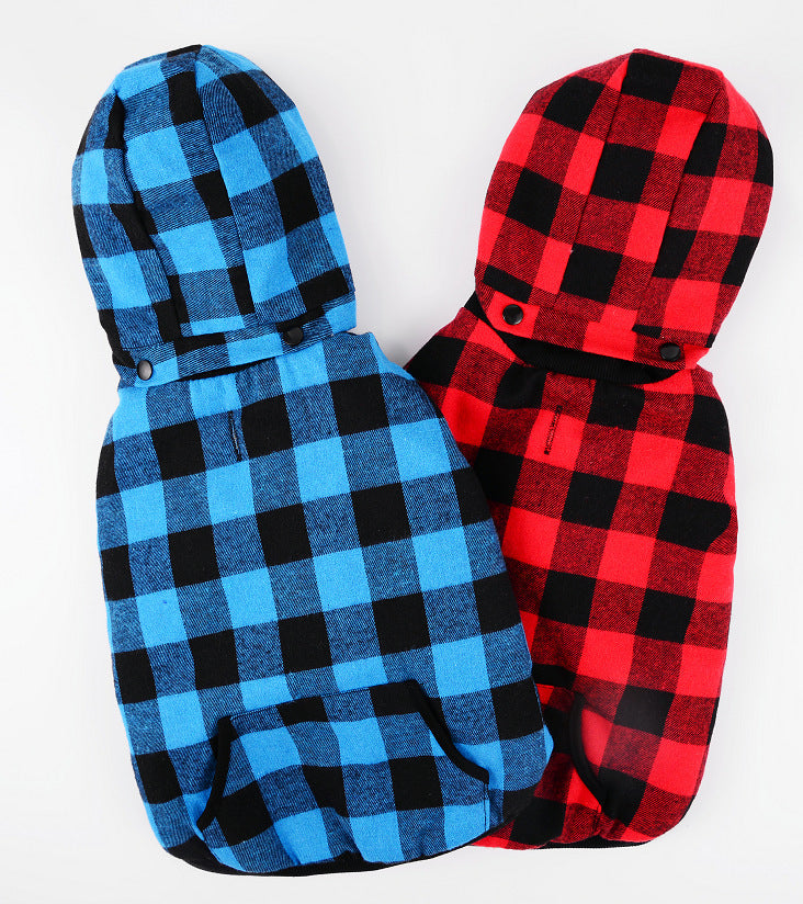 KFX-7316413 Hooded Polyester Dog Vest for Small to Large Breeds, Adjustable Fit with Size Options