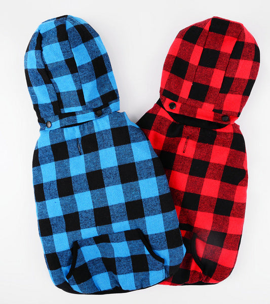 KFX-7316413 Hooded Polyester Dog Vest for Small to Large Breeds, Adjustable Fit with Size Options