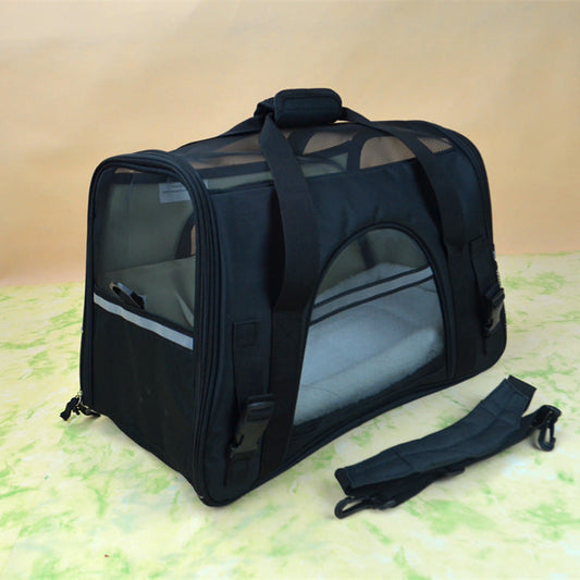 KFX-7320253 Breathable Small Teddy Dog Backpack for Comfortable Travel - Large Capacity Under 20L