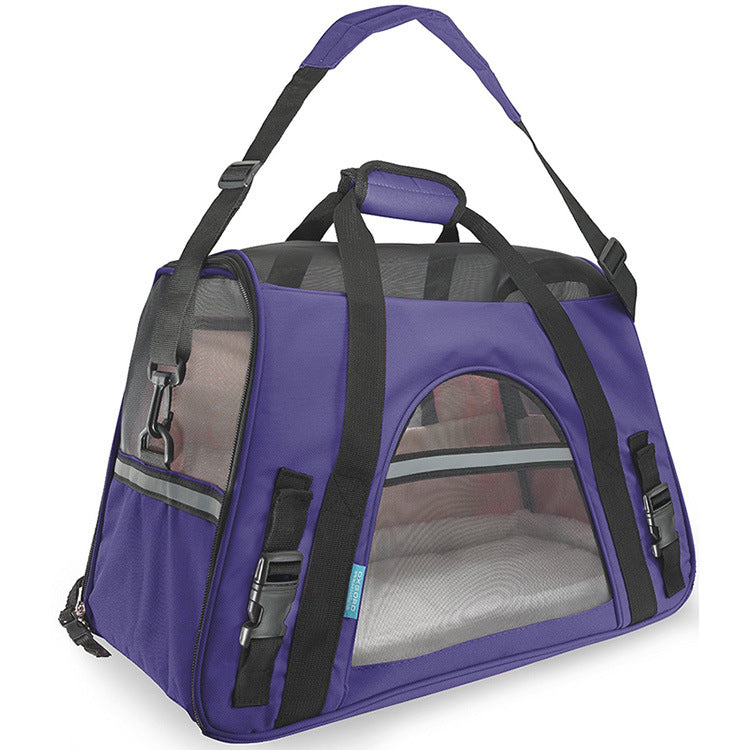 KFX-7320253 Breathable Small Teddy Dog Backpack for Comfortable Travel - Large Capacity Under 20L
