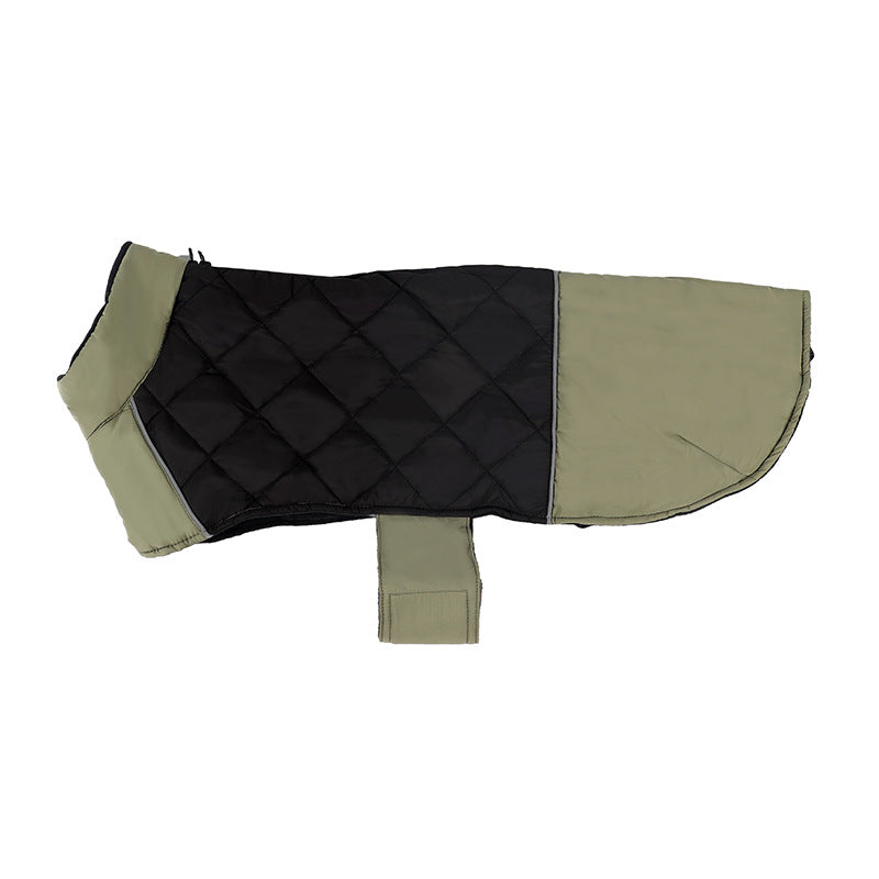 KFX-7322173 Stormsuit for Large Dogs - Weather-Resistant Coat in Green, Blue, Gray, Sizes 5XL to 8XL