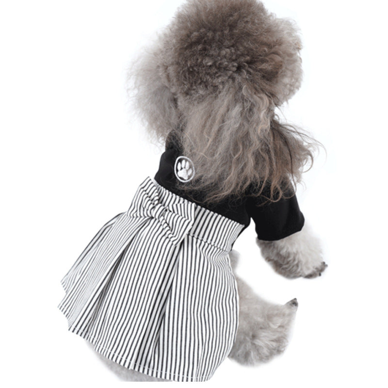 KFX-7324349 Lightweight Cotton Dog Clothing for Spring and Summer - Skirt and Four-Legged Pants, S to XL