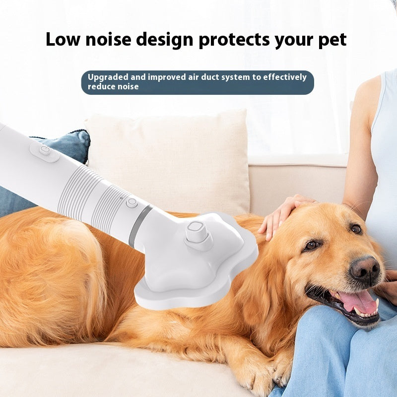 KFX-7325373 Two-in-One Pet Hair Dryer and Comb for Dogs and Cats - 600W Hot Air Blower Tool