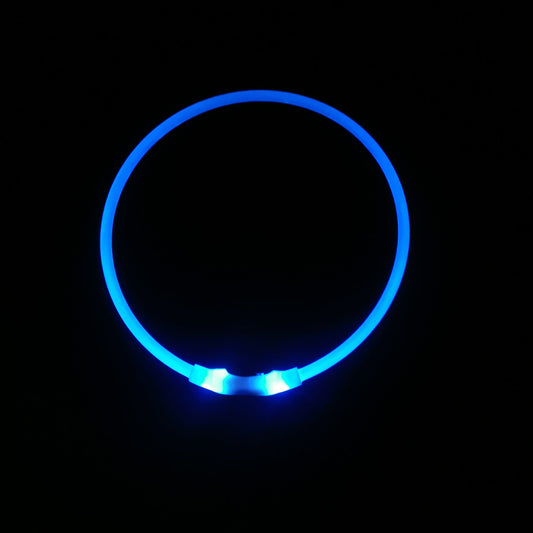 KFX-7325757 Luminous USB Rechargeable Dog Collar – Bright & Durable for All Seasons