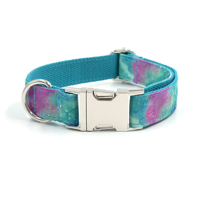 KFX-7329341 Durable Polyester Dog Collar with Traction Belt - Multiple Sizes Available
