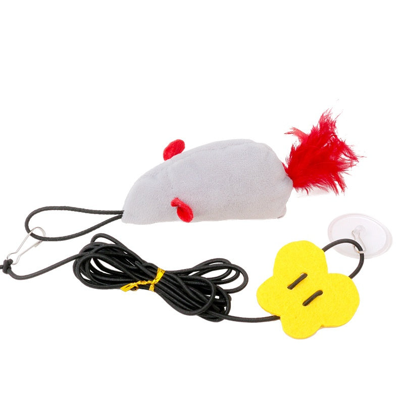KFX-7330365 Plush Sounding Mouse Pet Toy for Cats – Interactive Fun and Playful Design