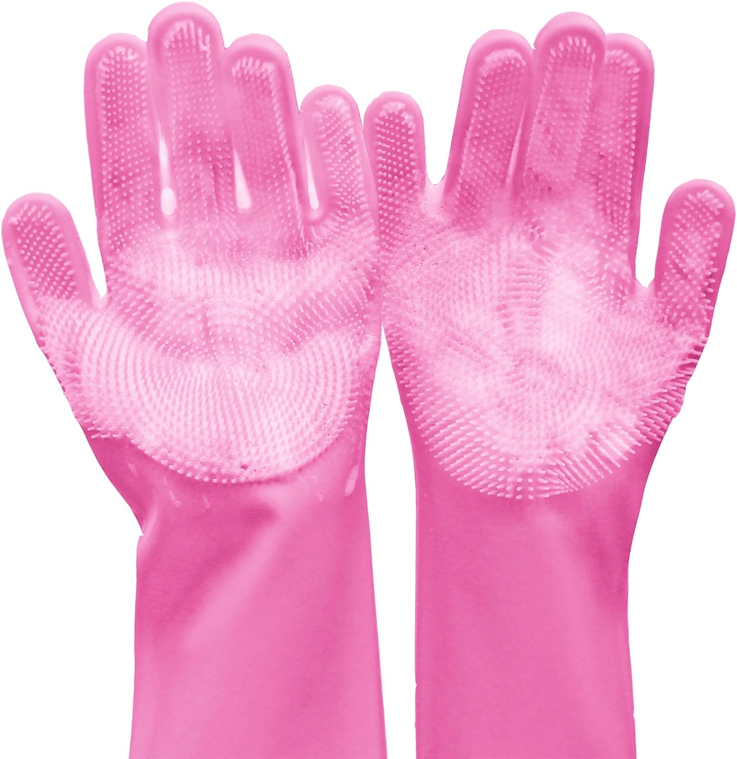 KFX-7331005 Durable Pet Grooming Gloves with Enhanced Five Finger Design for Cats and Dogs