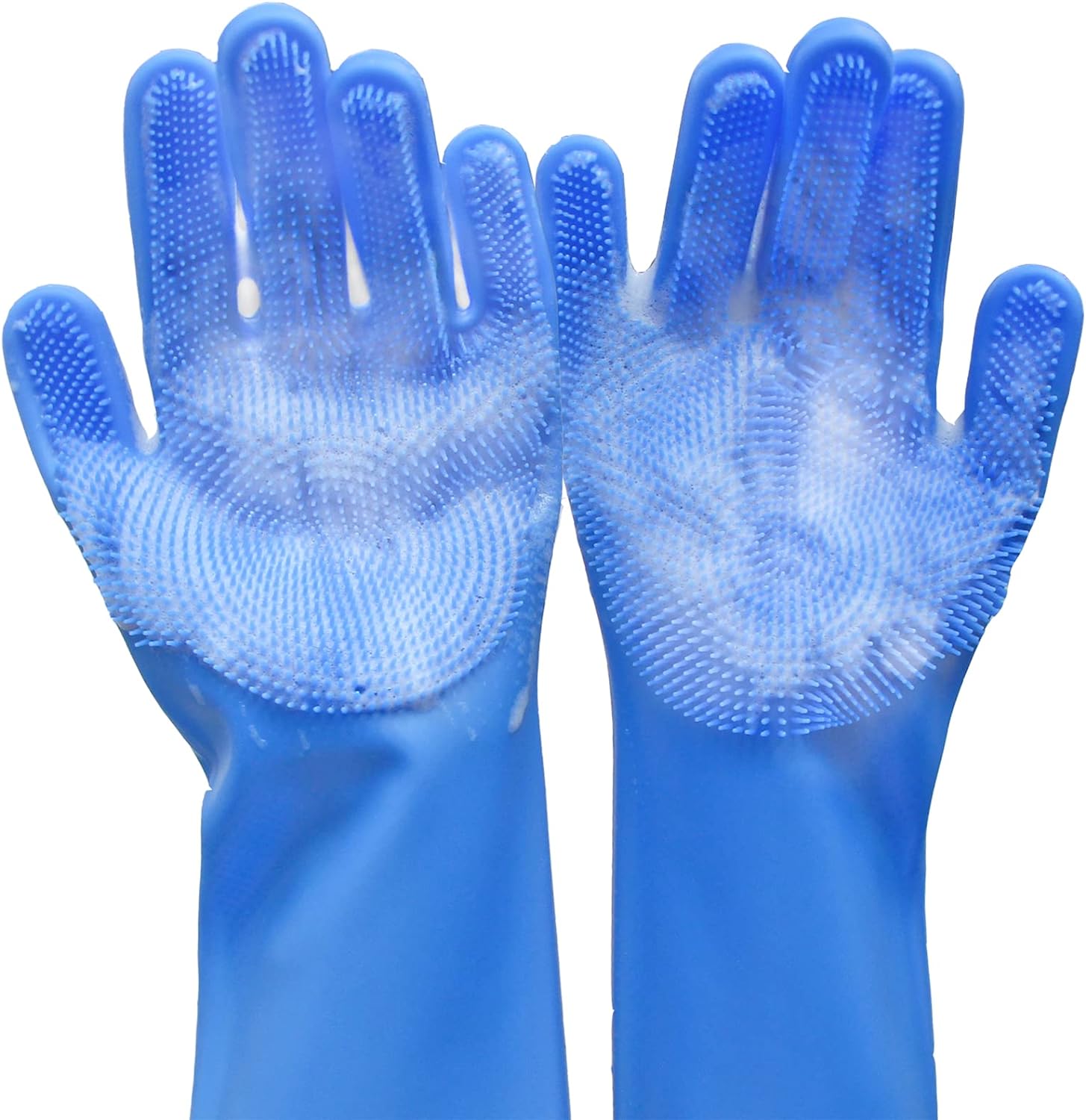 KFX-7331005 Durable Pet Grooming Gloves with Enhanced Five Finger Design for Cats and Dogs