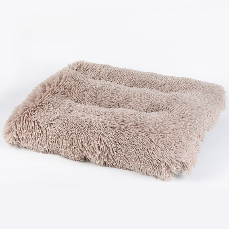 KFX-7331389 Cozy Dog and Cat Plush Pet Mat in Various Colors and Sizes
