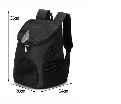 KFX-7331773 Foldable Pet Backpack with Chest Support - Lightweight Polyester Design