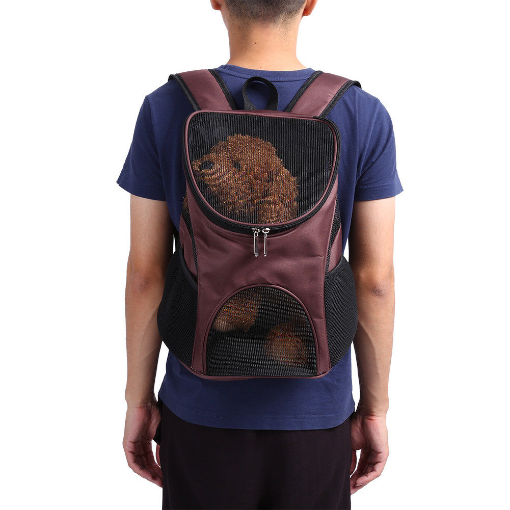 KFX-7331773 Foldable Pet Backpack with Chest Support - Lightweight Polyester Design