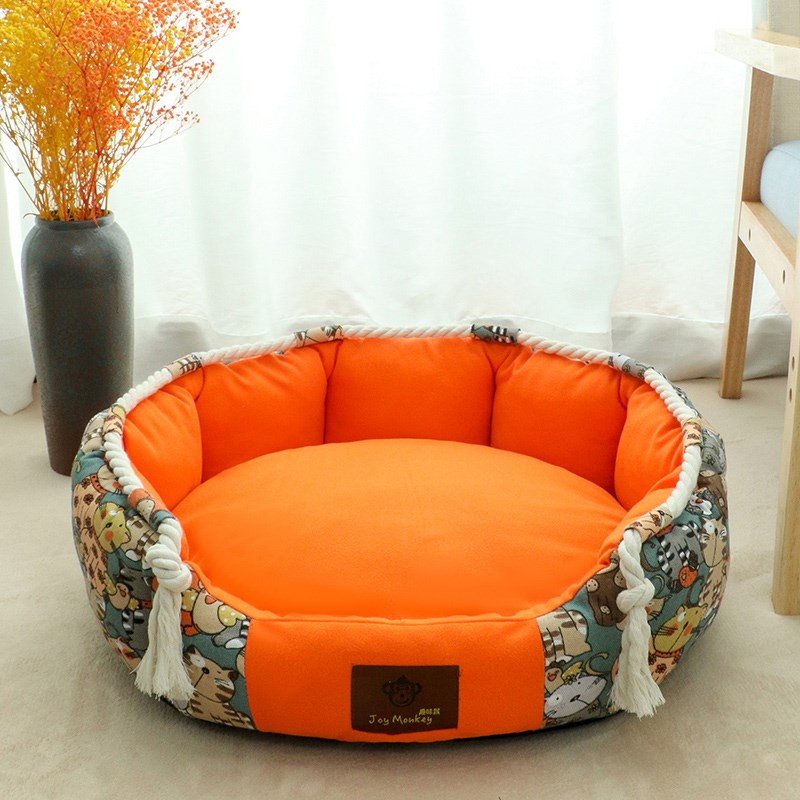 KFX-7333565 Large Removable and Washable Pet Kennel Bed for Dogs – Warm and Comfortable Options Available
