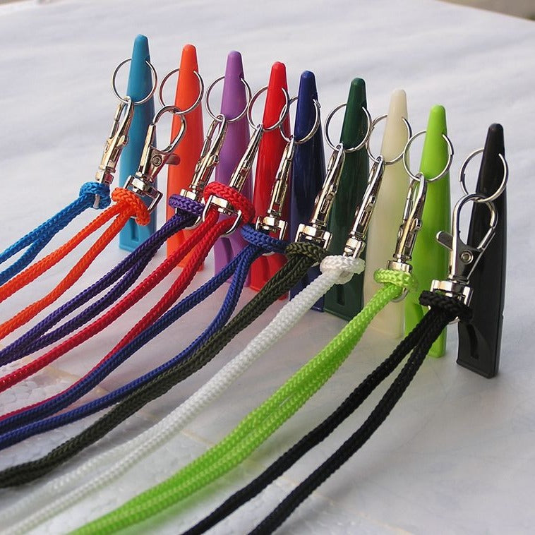 KFX-7334973 Pet Training Whistle with Lanyard for Effective Dog Training - Various Colors Available